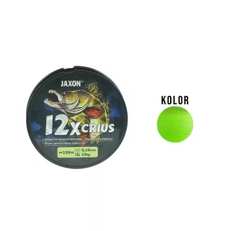   Jaxon Crius 12X Flash 0,14 mm 150 m fluo zöld fonott főzsinór