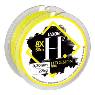   Jaxon Hegemon 8X Fluo 0,16 mm 150 m fluo sárga fonott főzsinór