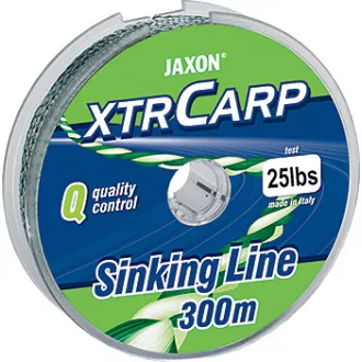   Jaxon XTR Carp Sinking Line süllyedő 10 m 20 lb zöld / fekete fonott előkezsinór