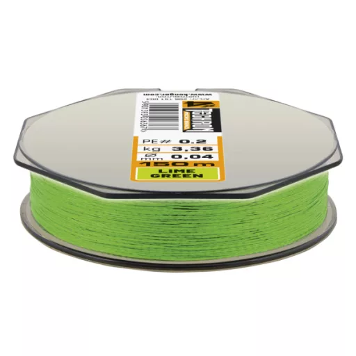 Kamatsu Techron Micro Braid X4 Lime PE 0,06 mm 150 m zöld fonott főzsinór