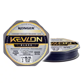 Konger Kevlon X4 0,06 mm 150 m fekete fonott főzsinór