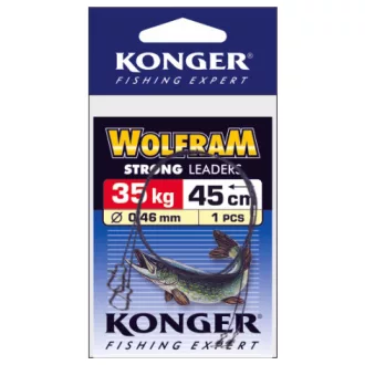   Konger erősített volfrám leader 35 cm 35 kg volfrámelőke