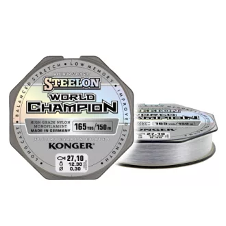   Konger Steelon World Champion FC 0,10 mm 150 m fluorocarbon bevonatos monofil zsinór