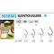 Kamatsu method feeder long kantousure szilikon ring 12-es előkötött horog