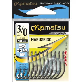 Kamatsu maruseigo fekete nikkel 8-as füles szakállas horog