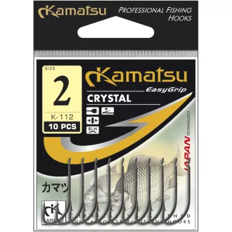 Kamatsu crystal arany 12-es lapkás horog