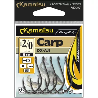 Kamatsu dx-aji fekete nikkel 4-es füles szakállas horog