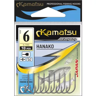 Kamatsu hanako fekete nikkel 2-es lapkás szakállas horog