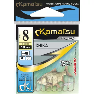 Kamatsu chika piros 22-es lapkás szakállas horog