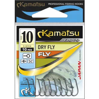 Kamatsu dry fly barna 12-es ragadozóhalas horog