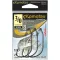 Kamatsu offset spring lock fekete nikkel 5/0-s offset horog
