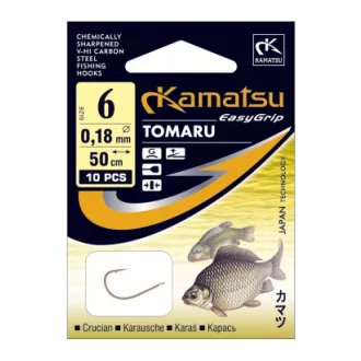 Kamatsu 50 cm crucian carp tomaru 6-os előkötött horog