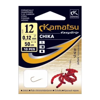 Kamatsu 50 cm bloodworm chika 10-es előkötött horog