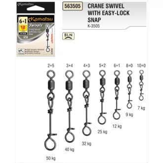 Kamatsu crane easy lock 2+5bln 50 kg k-3505 spirál kapocs