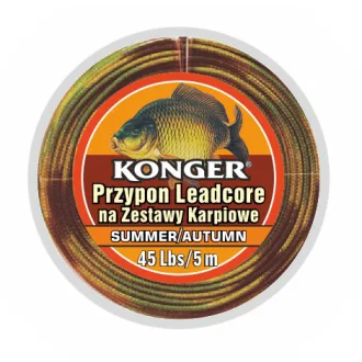   Konger Team Carp Leadcore Leader Summer Autumn For Carp Sets 5 m 45 lb ólombetétes előtétzsinór