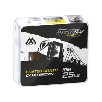   Mikado Premium Coated Braid 10 m 25 lb terepmintás / barna fonott előkezsinór