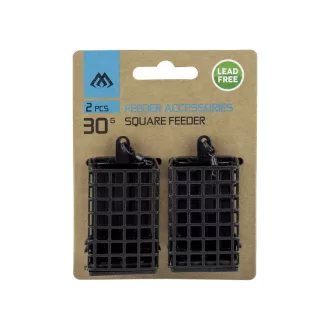 Mikado ólommentes szögletes feeder etetőkosár 100 g 2 db