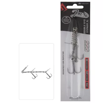   Mikado Jaws Evo Stinger XL Forgóval 1/0 ragadozóhalas szerelék