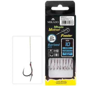Mikado MF13 Csalitüskés 10 cm 6-os előkötött horog