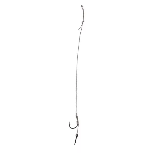 Mikado Method Feeder Xtra Strong 10-es 0,12 mm 10 cm fonott csalitüskés szakállas előkötött horog 8 db/csomag