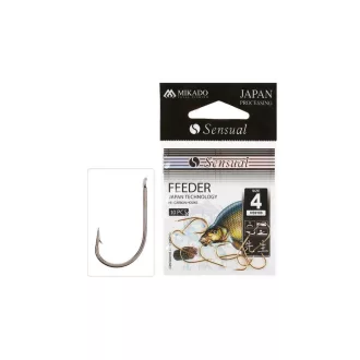   Mikado Sensual Feeder 9109 8-as szakállas feeder horog 10 db/csomag