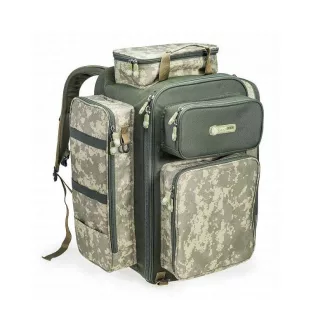   Mivardi CamoCODE Cube XL terepszínű/zöld hátizsák 55 × 53 × 35 cm
