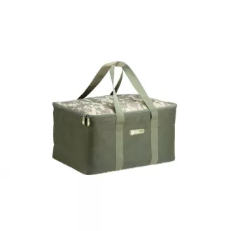   Mivardi CamoCode Cube Medium párnázott terepszínű horgásztáska 43 × 33 × 26 cm