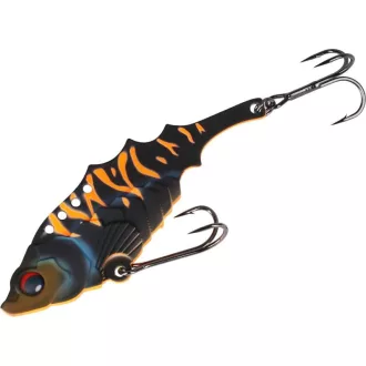   Mikado Cicada M-Vib 75 m Mat Tiger 75 m Mat fekete Tiger 7,5 cm 26 g rezgő pengecsali