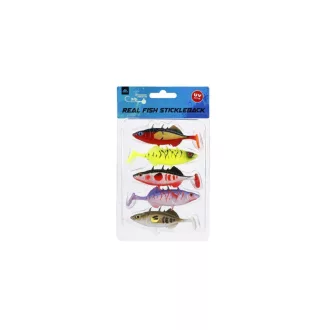 Mikado Real Fish Stickleback vegyes színek 8 cm gumihal
