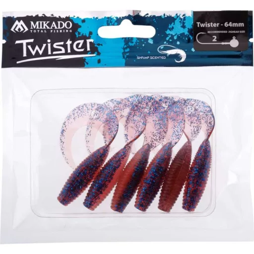 Mikado ibolya 6,4 cm 6 db/csomag twister