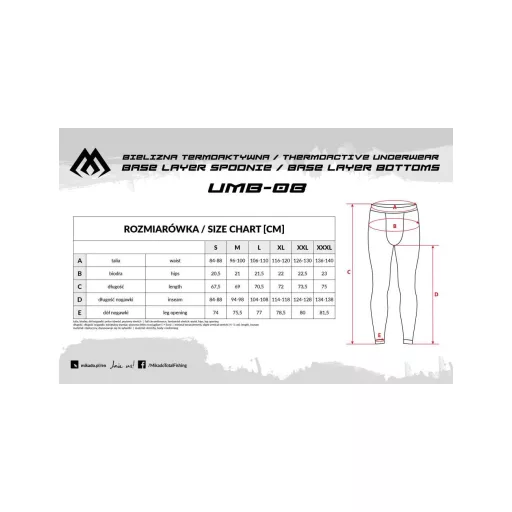 Mikado Thermoactive aláöltözet-alsó L