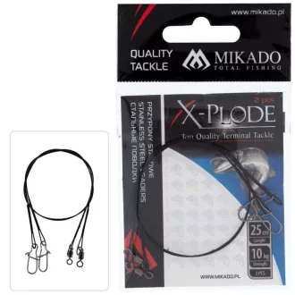 Mikado X-Plode acél Forgóval 25 cm 10 kg acélelőke