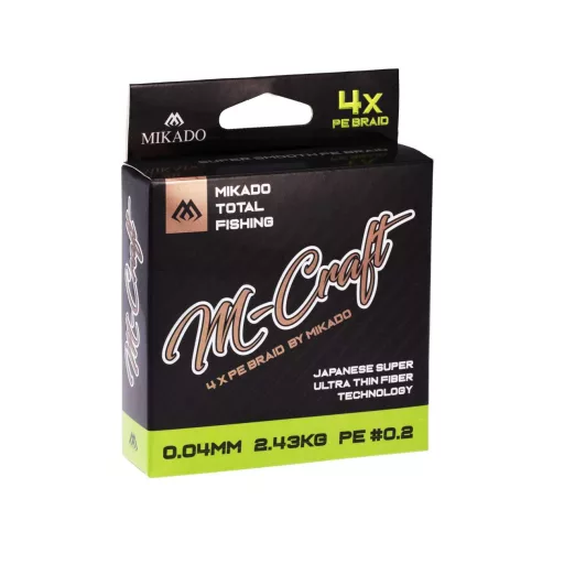 Mikado M-Craft Braid Fluo 0,04 mm 150 m fonott főzsinór
