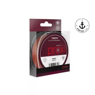 Delphin Proxi 8 0,08 mm 130 m 4,8 kg barna fonott főzsinór