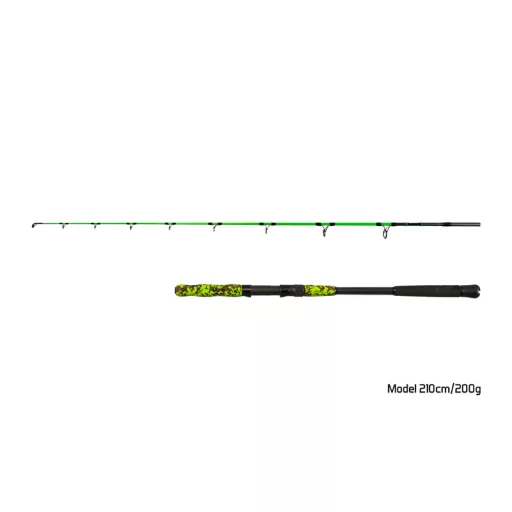 Delphin Monstro II 210 cm 250 g 2 részes harcsázó horgászbot