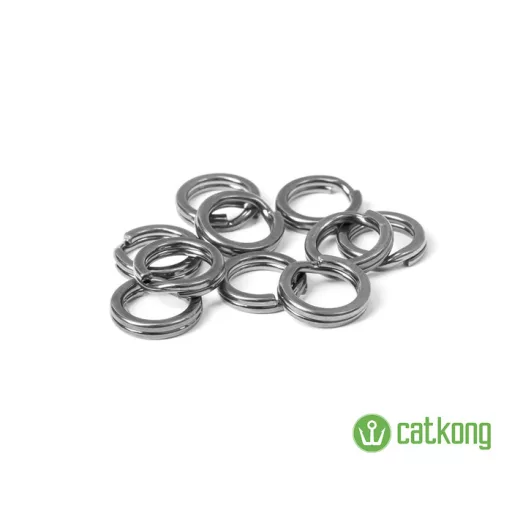 Delphin Harcsa gyűrű Catkong 110 kg 12 mm kulcskarika 10 db/csomag