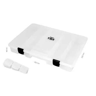   Delphin TBX One 350–5P Clip 350 × 250 × 48 mm szerelékes doboz