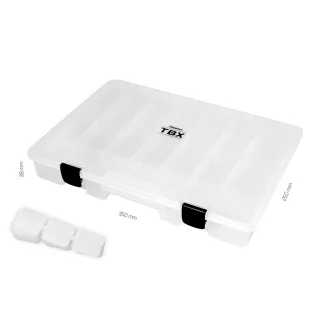   Delphin TBX One 350–8P Clip 350 × 250 × 38 mm szerelékes doboz