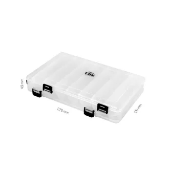   Delphin TBX Duo 276–16P Clip 276 × 176 × 49 mm szerelékes doboz