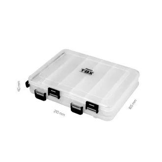   Delphin TBX Duo 210–12P Clip 210 × 165 × 40 mm szerelékes doboz
