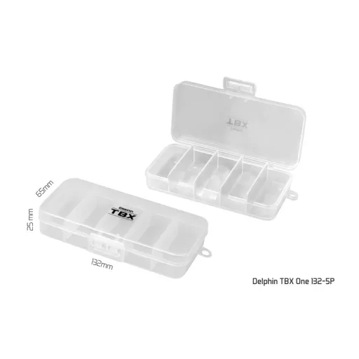 Delphin TBX One 132–5P 132 × 65 × 25 mm szerelékes doboz