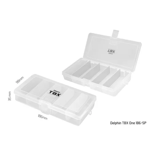 Delphin TBX One 132–5P 132 × 65 × 25 mm szerelékes doboz