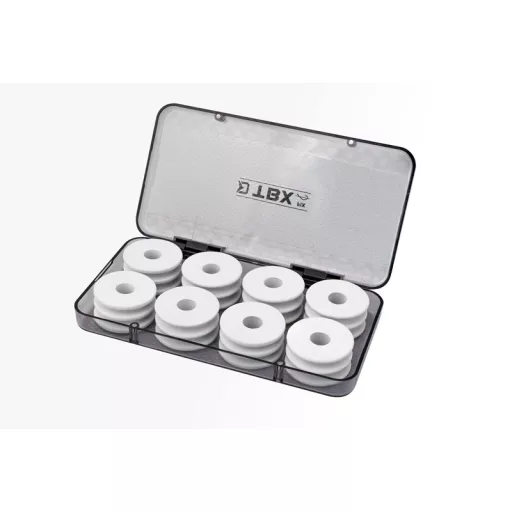 Delphin Doboz Tbx Rig 220–8F Magnetic áttetsző szürke előketartó 22 × 11,2 × 3 cm