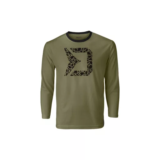 Delphin Rawer Carpath hosszú ujjú zöld S póló
