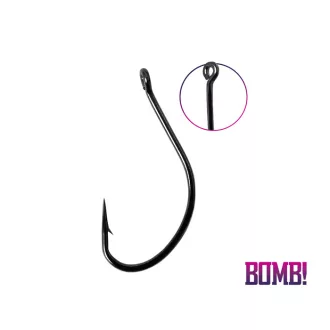   Delphin BOMB D-SHOT 1-es szakállas drop shot horog 10 db/csomag