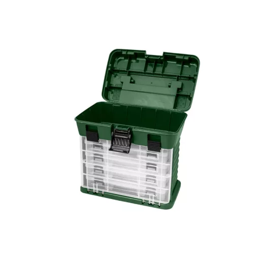 Delphin TBX MegaCase Clip 290 × 190 × 265 mm szerelékes láda