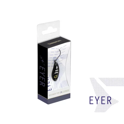 Delphin EYER Hook #8 ZEBRA 2,5 cm 3 g UL támolygó villantó