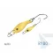 Delphin RYBO Hook #8 Snap 00 AURO 2,5 cm 0,5 g UL támolygó villantó