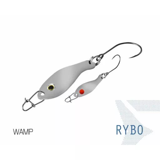Delphin RYBO Hook #8 Snap 00 SNOW 2,5 cm 0,5 g UL támolygó villantó