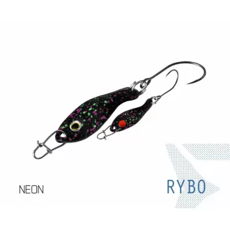   Delphin RYBO Hook #8 Snap 00 NEON 2,5 cm 0,5 g UL támolygó villantó
